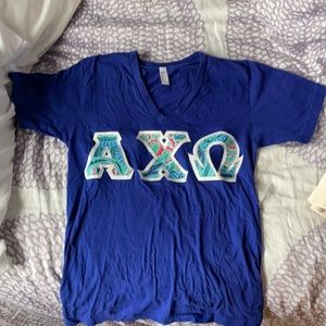 Alpha Chi Omega Letters Shirt